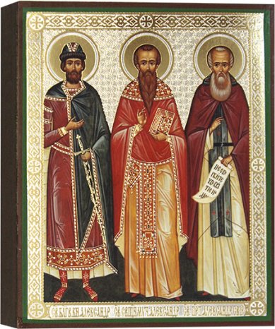 Иконы Собор святых Александров, икона 13 х 16 см
