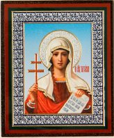Иконы Татиана святая мученица икона на дереве (6х7 см, Софрино)