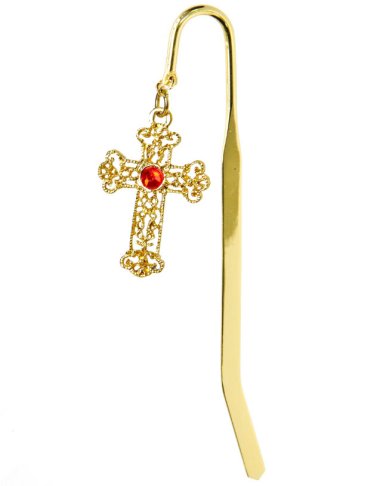 Утварь и подарки Закладка металлическая с крестом для Библии