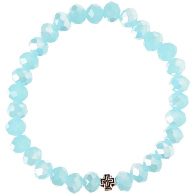 Утварь и подарки Четки-браслет 30 зерен из камня кварц