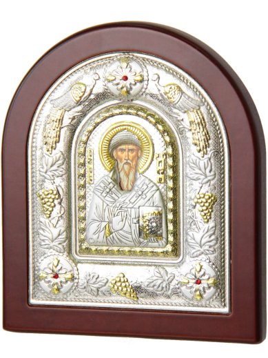 Иконы Спиридон Тримифунтский икона греческого письма, ручная работа (11,5 х 13,5 см)
