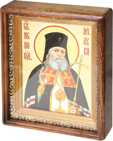 Иконы Лука Крымский, икона в киоте (27,5 х 33 см)