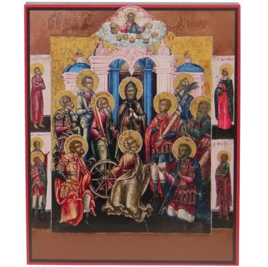 Иконы Девять Кизических мучеников икона (12,5 х 15,7 см)