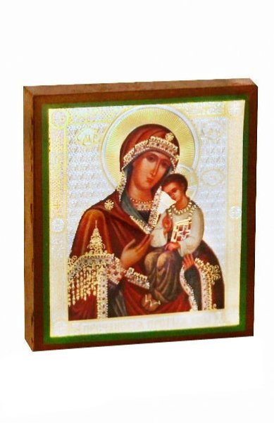 Иконы Песчанская икона Божией Матери на дереве (6х7 см, Тиль)