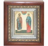 Иконы Андриан и Наталия святые икона (17 х 19,5 см)