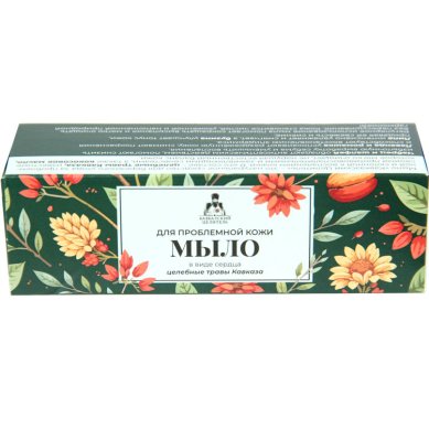 Натуральные товары Мыло «Целебные травы Кавказа» для проблемной кожи (85 г)