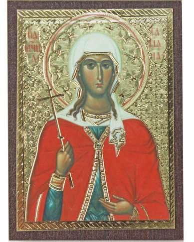 Иконы Татиана Римская икона на МДФ (4 х 6 см)