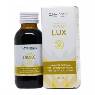 Натуральные товары Огневка «ЛЮКС» с экстрактами трав для щитовидной железы (100 мл)