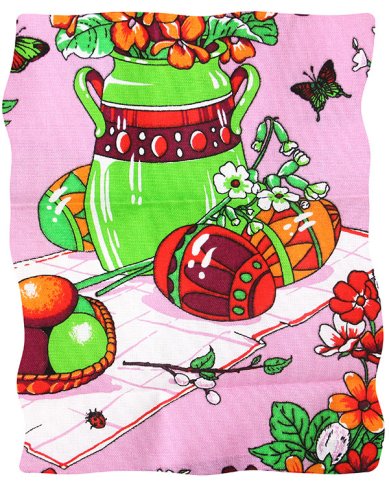 Утварь и подарки Полотенце с пасхальным рисунком вафельное (х/б, 45х60 см)