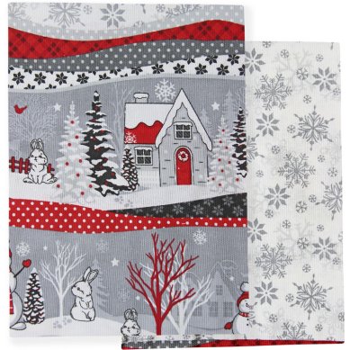 Утварь и подарки Скатерть с декоративной рождественской вышивкой