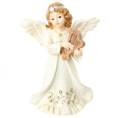 Утварь и подарки Фигурка ангела с лирой (высота 8 см)