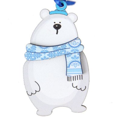 Утварь и подарки Подвеска деревянная рождественская