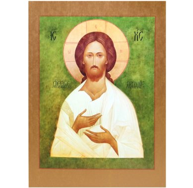 Иконы Господь Вседержитель икона бумажная (15 х 21 см)