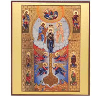 Иконы Ключ вразумления икона Божией Матери (10 х 12 см)
