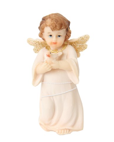 Утварь и подарки Фигурка ангела с голубем, высота 8 см