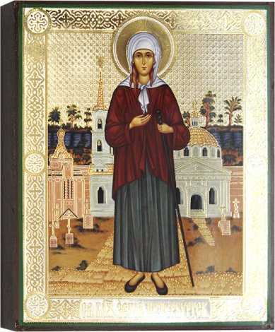 Иконы Святая блаженная Ксения Петербургская, икона 17 х 21 см