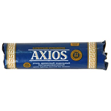 Утварь и подарки Уголь «Axios» кадильный быстроразжигаемый (D = 2,2 см, в упаковке 7 таблеток)