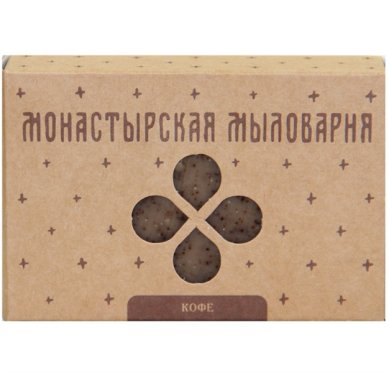 Натуральные товары Мыло ручной работы «Кофе» из Псково-Печерского монастыря (110 г) 