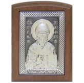 Иконы Спиридон Тримифунтский икона ручная работа (11 х 14,5 см)