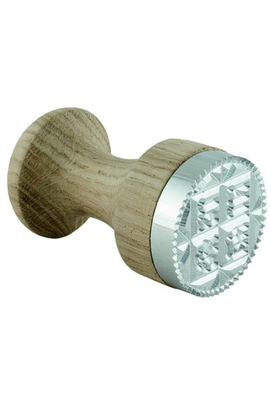 Утварь и подарки Печать для просфор «Агничная» из дюралюминия, с деревянной ручкой (диаметр 45 мм.)
