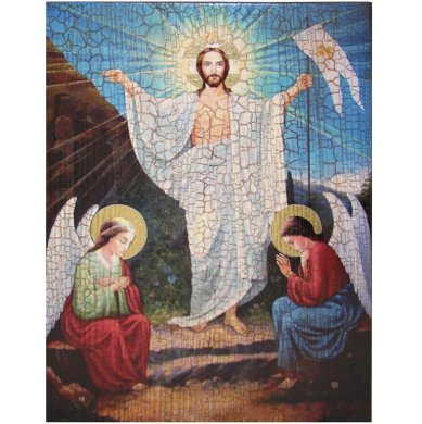Иконы Воскресение Христово икона на дереве под старину (30 х 40 см)