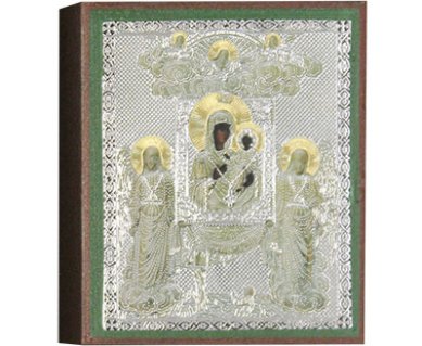 Иконы Одигитрия, икона Божией Матери, 6 х 7 см
