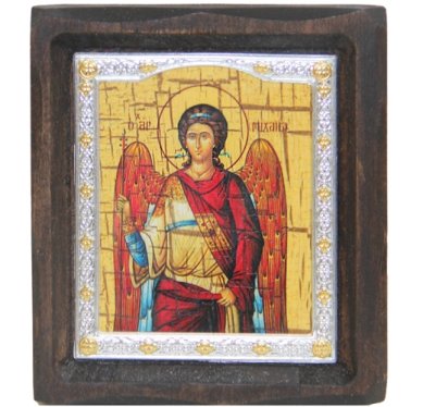 Иконы Михаил Архангел икона (8 х 9 см)