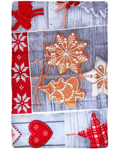 Утварь и подарки Полотенце с рождественским рисунком (хлопок, 48 х 60 см)