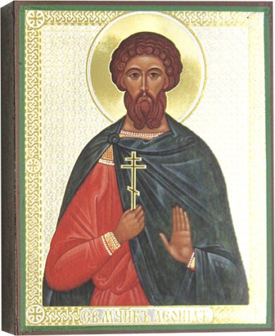 Иконы Святой мученик Леонид, икона 13 х 16 см