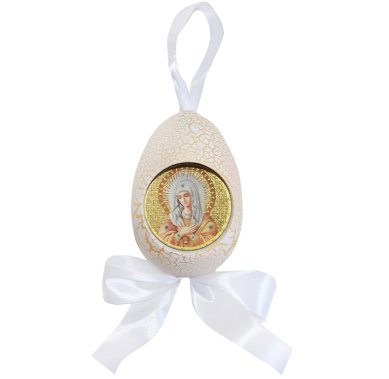 Утварь и подарки Пасхальная подвеска яйцо «Умиление Пресвятая Богородица» 