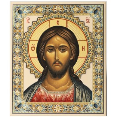 Иконы Спаситель икона настольная на подставке (13 х 15,5 см)