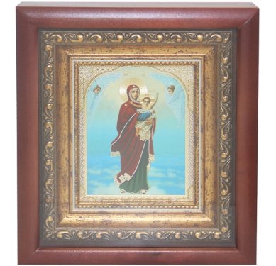 Иконы Благодатное Небо икона Божией Матери (17,5 х 20 см)