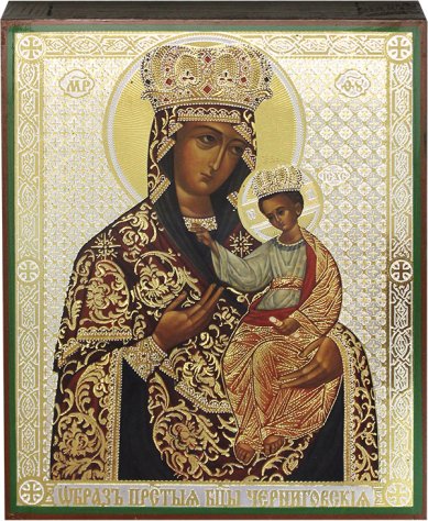 Иконы Черниговская-Гефсиманская икона Божией Матери, 17 х 21 см