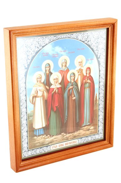 Иконы Жены Мироносицы икона под стеклом (20 х 24 см, Софрино)