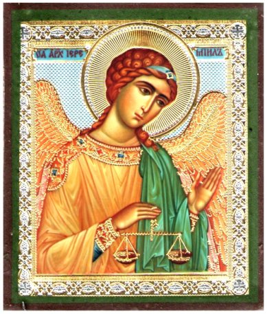 Иконы Иеремиил архангел икона на дереве (6х7 см, Тиль)