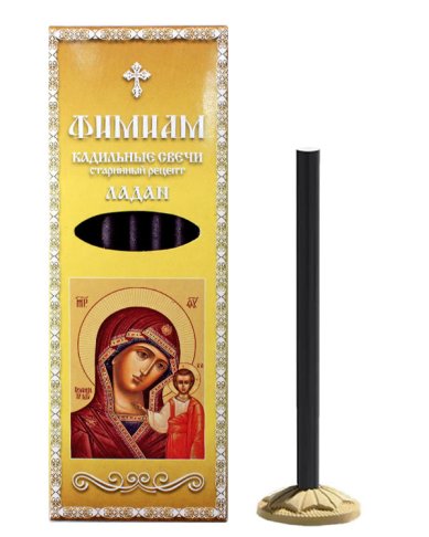 Утварь и подарки Свечи Фимиам кадильные большие «Казанская Божия Матерь. Ладан»