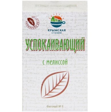 Натуральные товары Фиточай Крымская Стевия «Успокаивающий» с мелиссой (50 г)