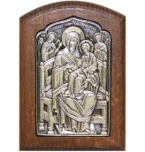 Иконы Икона Всецарица Божия Матерь ручная работа (7,5 х 10,5 см)