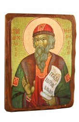 Иконы Ярослав Муромский благоверный князь икона на дереве под старину (18 х 24 см)