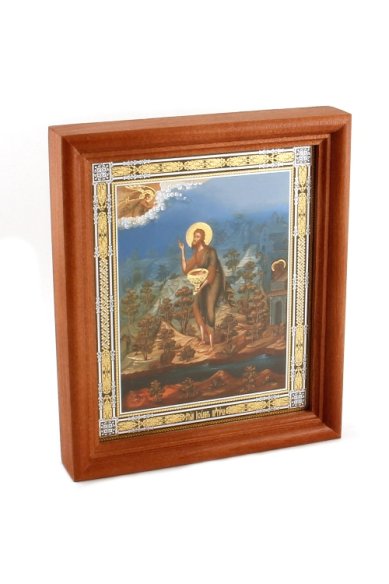 Иконы Иоанн Креститель. Подарочная икона с открыткой День Ангела (13х16 см, Софрино)