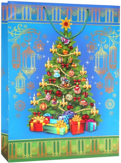 Утварь и подарки Пакет подарочный «Новогодняя елка»