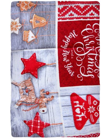 Утварь и подарки Полотенце с рождественским рисунком (хлопок, 48 х 60 см)