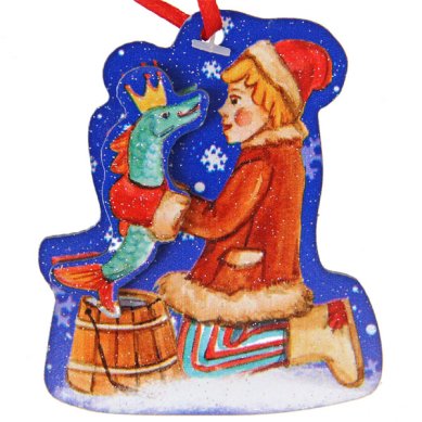 Утварь и подарки Подвеска деревянная рождественская