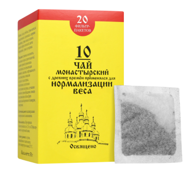 Натуральные товары Травяной чай «Для нормализации веса» (20 пакетиков, 30 г)