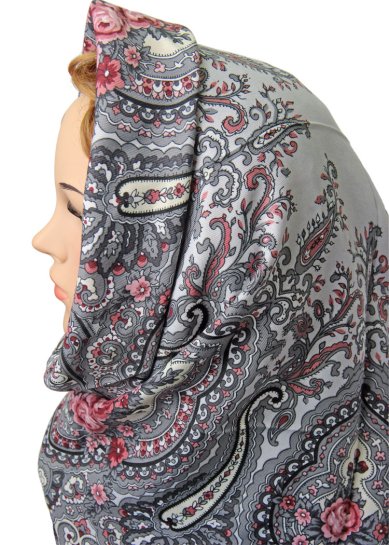 Утварь и подарки Платок с бахромой, шерсть, 100 х 100 см