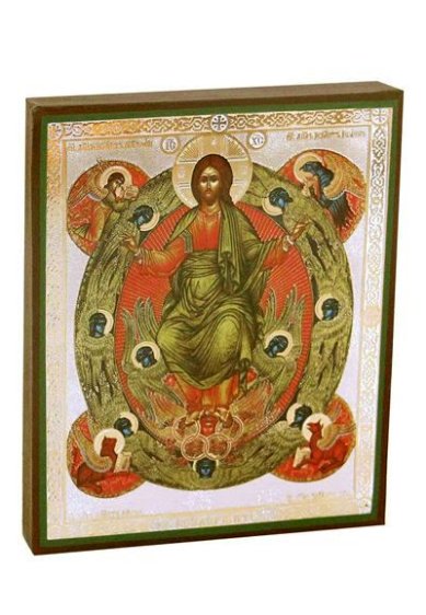 Иконы Спас в Силах икона, литография на дереве (13х16 см)