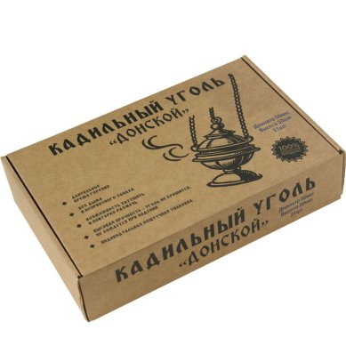 Утварь и подарки Уголь богослужебный «Донской» (D=5 см, 21 таблетка) 