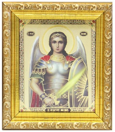 Иконы Михаил Архангел икона (14 х 15 см)