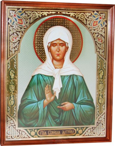 Иконы Матрона Московская икона (30 х 40 см, Софрино)