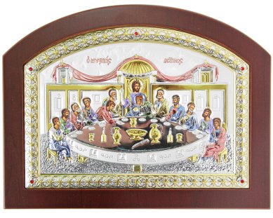 Иконы Тайная вечеря икона греческого письма, ручная работа (24 х 18,5 см)